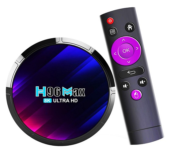 H96 TV Box Max RK3528, 8K, 4/32GB, Wi-Fi, Bluetooth, Android 13 H96MAX-RK3528432