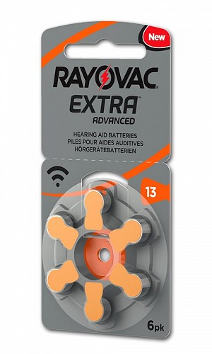 RAYOVAC μπαταρίες ακουστικών βαρηκοΐας 13MF, mercury free, 1.4V, 6τμχ 13MF